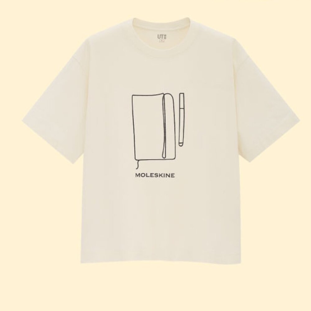 UNIQLO UT x Moleskine Short Sleeve Graphic T-Shirt